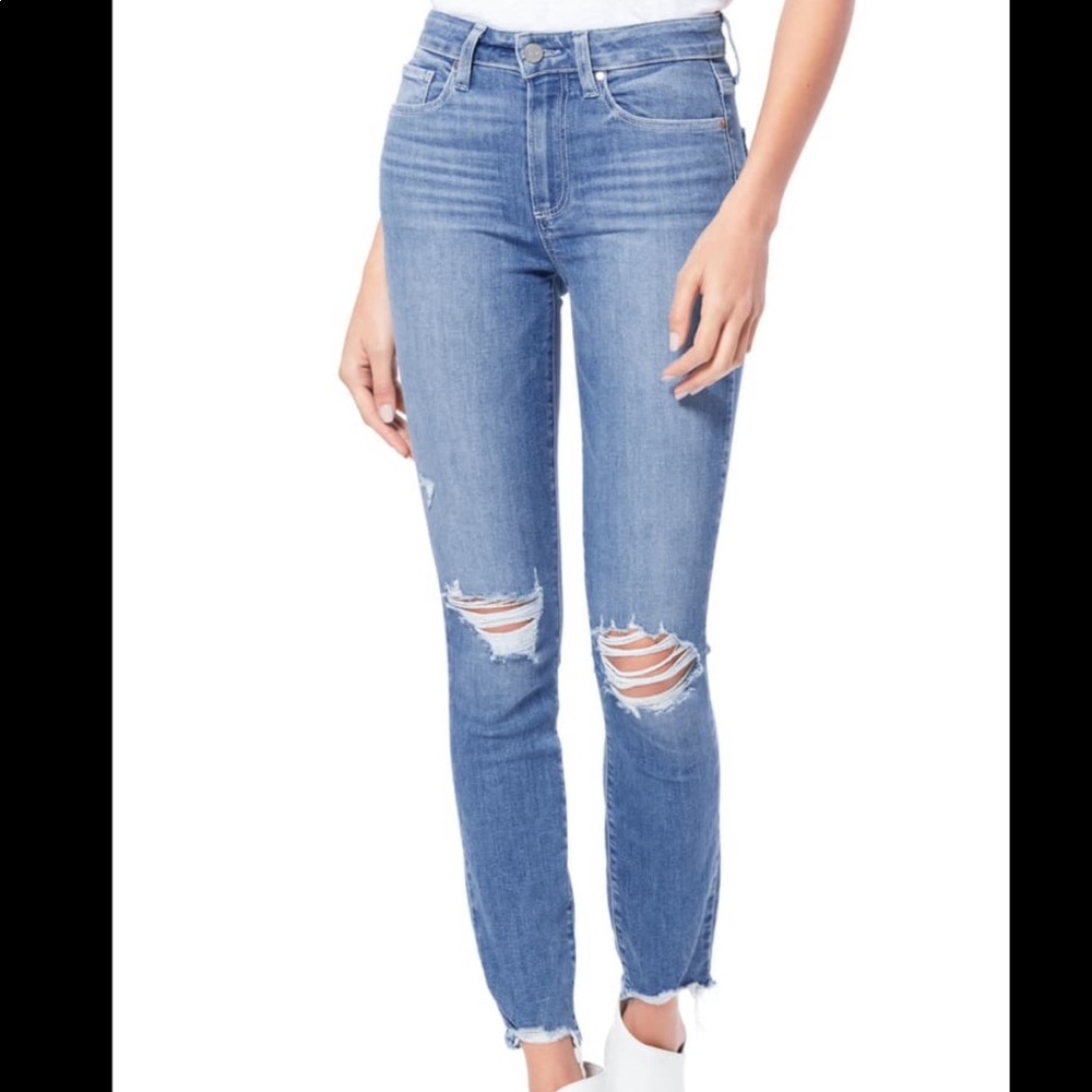 Paige Hoxton High Waist Ankle Jeans - Size 26